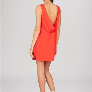 BCBGMaxAzria Vibrant Orange Wedding Dress